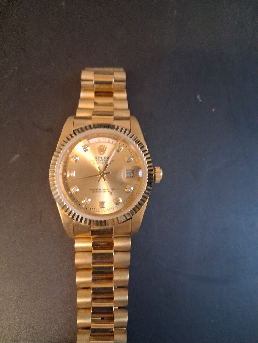 Gold Men's Luxury Wristwatch - Gold Dial 36mm Automatic